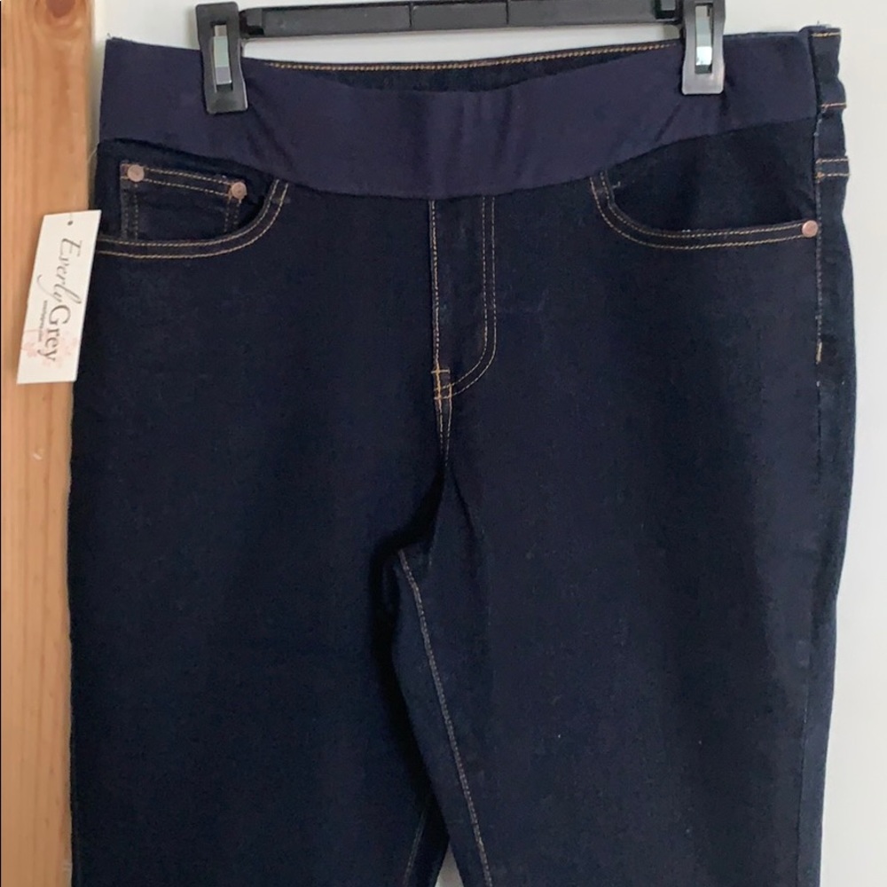 Low panel maternity jeans